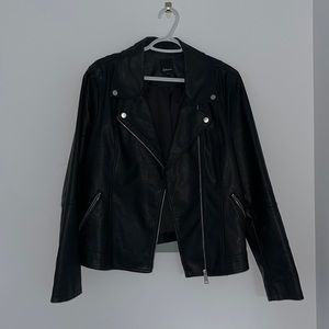 Reitmans Faux Leather Moto Jacket